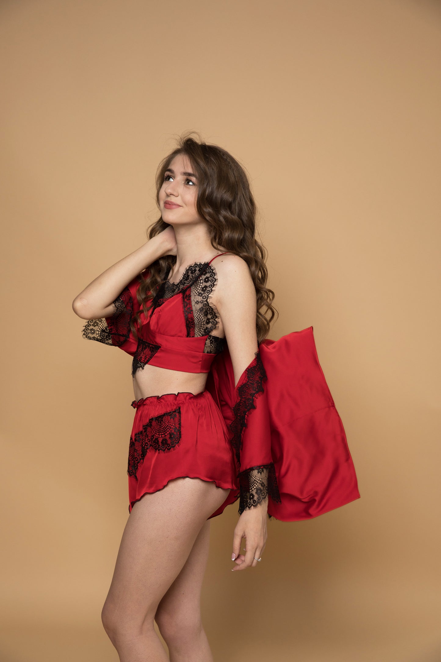 Dream Red Three-Piece Set